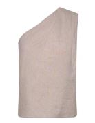 Elle Linen Tank Beige Ahlvar Gallery