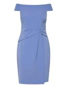Plshd Crepe-Cocktail Dress Blue Lauren Ralph Lauren