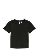 Vmpaulina Ss T-Shirt Ga Jrs Girl Black Vero Moda Girl