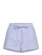 Short Seersucker Check Blue Hunkemöller