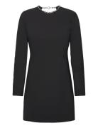 Open Back Dress Black Mango