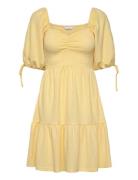 Smock Short Dress Yellow Bubbleroom