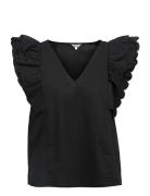 Objhope Papaya Nour S/S Top E Div Black Object