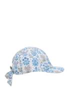 Cap In Liberty Fabric Blue Huttelihut