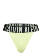 High Leg Thong Yellow Calvin Klein