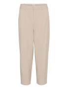 Kamerle Pants Cropped Beige Kaffe