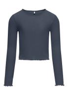 Kognella L/S O-Neck Top Jrs Noos Navy Kids Only