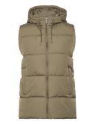 Slfalina Puffer Vest B Khaki Selected