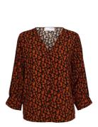 Slfleia 3/4 Shirt B Patterned Selected