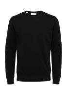 Slhberg Crew Neck Noos Black Selected