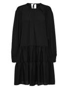 Slfamaya Ls Short Dress Black Selected
