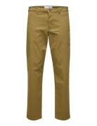 Slh196-Straight New Miles Flex Pant Noos Beige Selected
