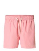 Slhdane Swimshorts Pink Selected