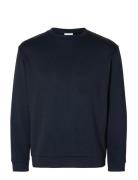 Slhemanuel Soft Crew Neck Sweat Noos Navy Selected