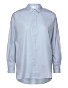 Slfdina-Sanni Ls Shirt Noos Blue Selected