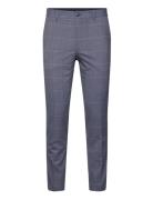 Slhslim-Liam Blue Check Trs Flex Blue Selected