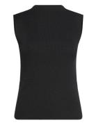 Slflura Lurex Sl Knit High Neck Black Selected