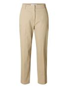 Slfvera-Rita Mw Cropped Pant Noos Cream Selected