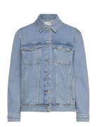 Slfalice Ls Light Blue Denim Jacket Noos Blue Selected