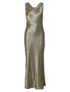 Slfselene Sl Cowl Back Midi Dress B Silver Selected