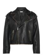 Lilll Leather Jacket Black Lollys Laundry