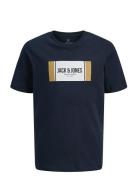 Jjhayato Tee Ss Crew Neck Jnr Navy Jack & J S