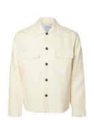Slhrelaxed-Wyatt Linen Overshirt Cream Selected