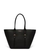 Lg Buckle Tote Black Michael Kors