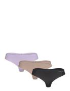 Thong 3Pk Purple Calvin Klein