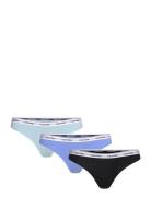 Thong 3Pk Blue Calvin Klein