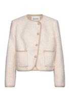 Nylah Wool Blend Jacket Cream Malina