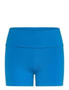 Flex Foldover Shorts Blue Organic Basics