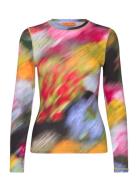 2244 Stocking Jersey, Elastic Long Blue STINE GOYA