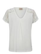 Mmdayo V-Neck Tee White MOS MOSH