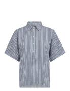 Mmlowana Friz Stripe Blouse Patterned MOS MOSH