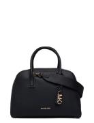 Md Zip Satchel Black Michael Kors