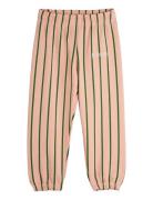Vertical Stripe Aop Sweatpants Pink Mini Rodini