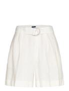 Belted Linen Short White Polo Ralph Lauren