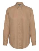 Tissue Linen-Shirt Beige Lauren Ralph Lauren