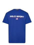 Classic Fit Polo Sport Jersey T-Shirt Blue Polo Ralph Lauren