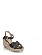 Soffia Calfskin Espadrille Black Lauren Ralph Lauren