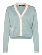 Two-T Cotton-Blend Cardigan Blue Lauren Ralph Lauren