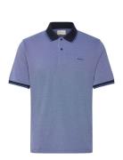 4-Col Oxford Ss Pique Blue GANT