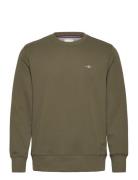 Reg Shield C-Neck Sweat Khaki GANT