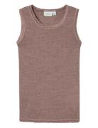 Nmfwang Wool Needle Tank Top Beige Name It