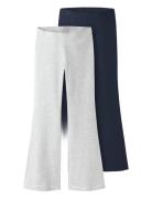 Nkfvivii 2P Pant Ln Grey Name It