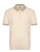 Regular-Fit Knitted T On T Striped Polo Cream Scotch & Soda