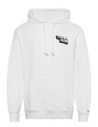 Tjm Stack Back Logo Hoodie Ext White Tommy Jeans