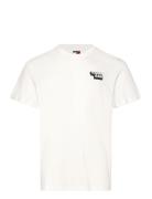 Tjm Slim Stack Logo Tee Ext White Tommy Jeans