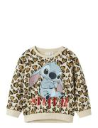 Nmfjanni Stitch Nreg Sweat Unb Wdi Beige Name It